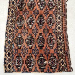 Vilnonis rankų darbo kilimėlis “Qashqai” 81x63x0,7 cm