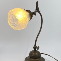 Reguliuojamas “Tiel Holland” žalvarinis stalinis švietuvas 37x15x42 cm