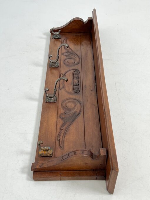 Ąžuolinė sieninė kabykla 11x91x22 cm