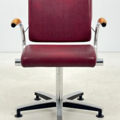 Vintažinis “Welonda” sukamas kirpėjo krėslas 65x65x85 cm, 49 cm