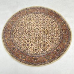 Vilnonis rankų darbo kilimas 194x194x0,8 cm