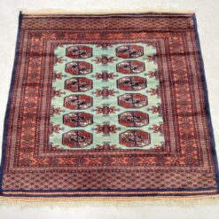 Vilnonis rankų darbo kilimas "Bukhara" 103x97x0,7 cm