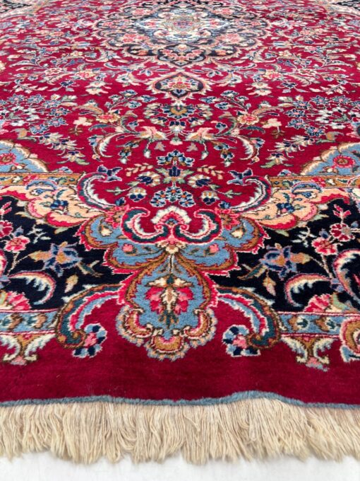 Vilnonis rankų darbo kilimas “Mashad” 338x248x0,8 cm