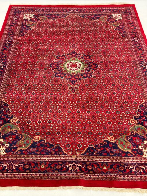Vilnonis rankų darbo kilimas “Kashan” 345x250x1 cm