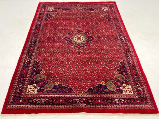 Vilnonis rankų darbo kilimas “Kashan” 345x250x1 cm