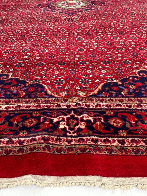 Vilnonis rankų darbo kilimas “Kashan” 345x250x1 cm