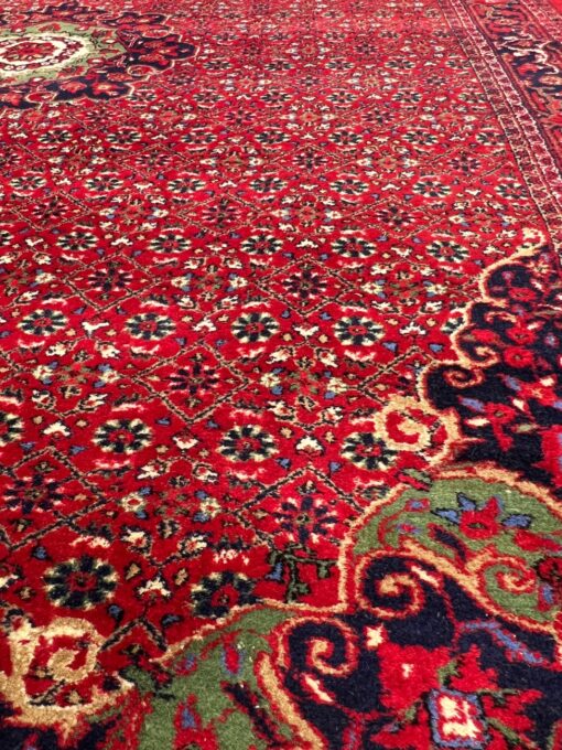 Vilnonis rankų darbo kilimas “Kashan” 345x250x1 cm