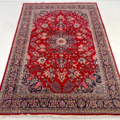 Vilnonis rankų darbo kilimas "Kashan" 363x245x0,7 cm
