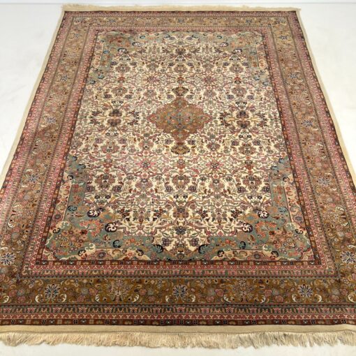 Vilnonis rankų darbo kilimas “Tabriz” 394x293x1 cm