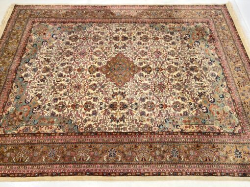 Vilnonis rankų darbo kilimas “Tabriz” 394x293x1 cm