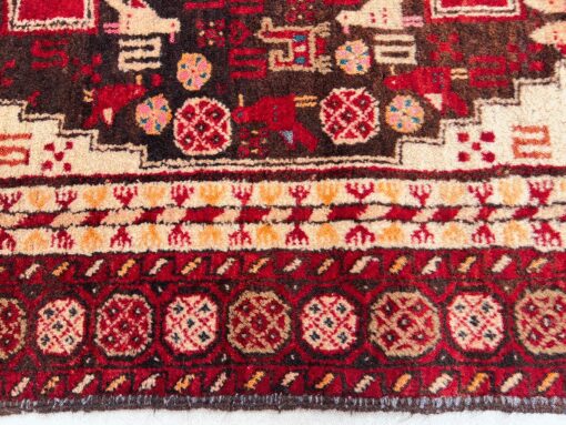 Vilnonis rankų darbo kilimas 182x95x0,5 cm