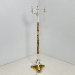 Pastatomas šviestuvas su onikso detalėmis 40x40x150 cm