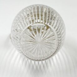 Vintažinis stiklinis ąsotis su metalu 15x17x24,5 cm