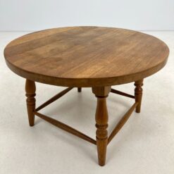 Apvalus ąžuolinis staliukas 71,5x73x46,5 cm