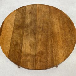 Apvalus ąžuolinis staliukas 71,5x73x46,5 cm