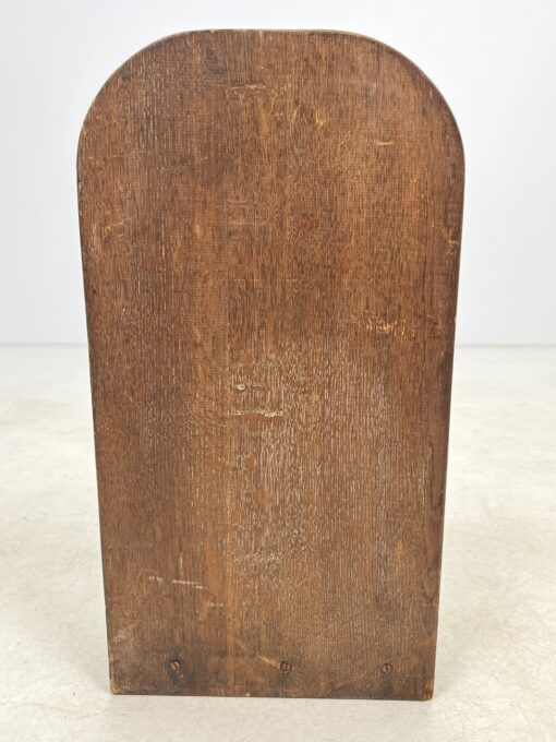 Art Deco stiliaus ąžuolinė skėtinė su žalvario detale 19x30x57 cm