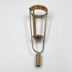 Žalvarinė bažnytinė apeiginė užmaunama žvakidė 11,5x13x34,5 cm