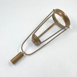 Žalvarinė bažnytinė apeiginė užmaunama žvakidė 11,5x13x34,5 cm