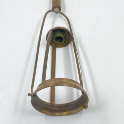 Žalvarinė bažnytinė apeiginė užmaunama žvakidė 11,5x13x34,5 cm