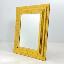 Veidrodis plačiame aukso spalvos rėme 4x84x108 cm