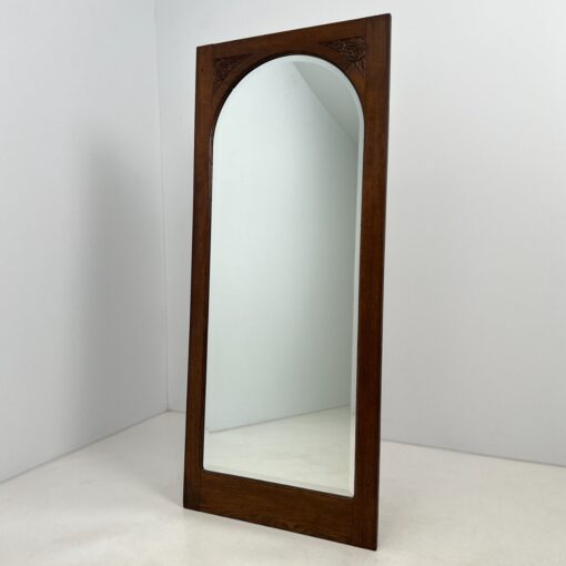 Senovinis ąžuolinio rėmo veidrodis 2,5x73x169 cm