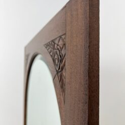 Senovinis ąžuolinio rėmo veidrodis 2,5x73x169 cm