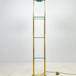 Vintažinė lentyna su apšvietimu 35x35x186