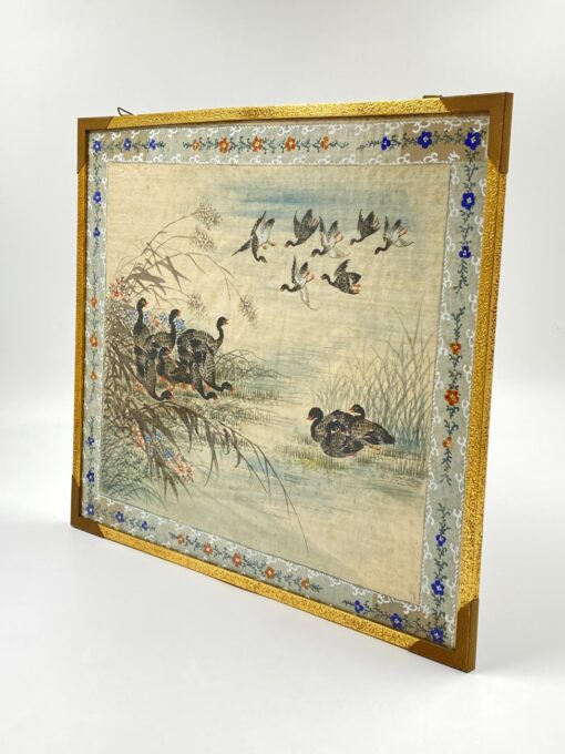 Rytietiškas paveikslas – gamtos peizažas ant tekstilės 1×42,5×37 cm