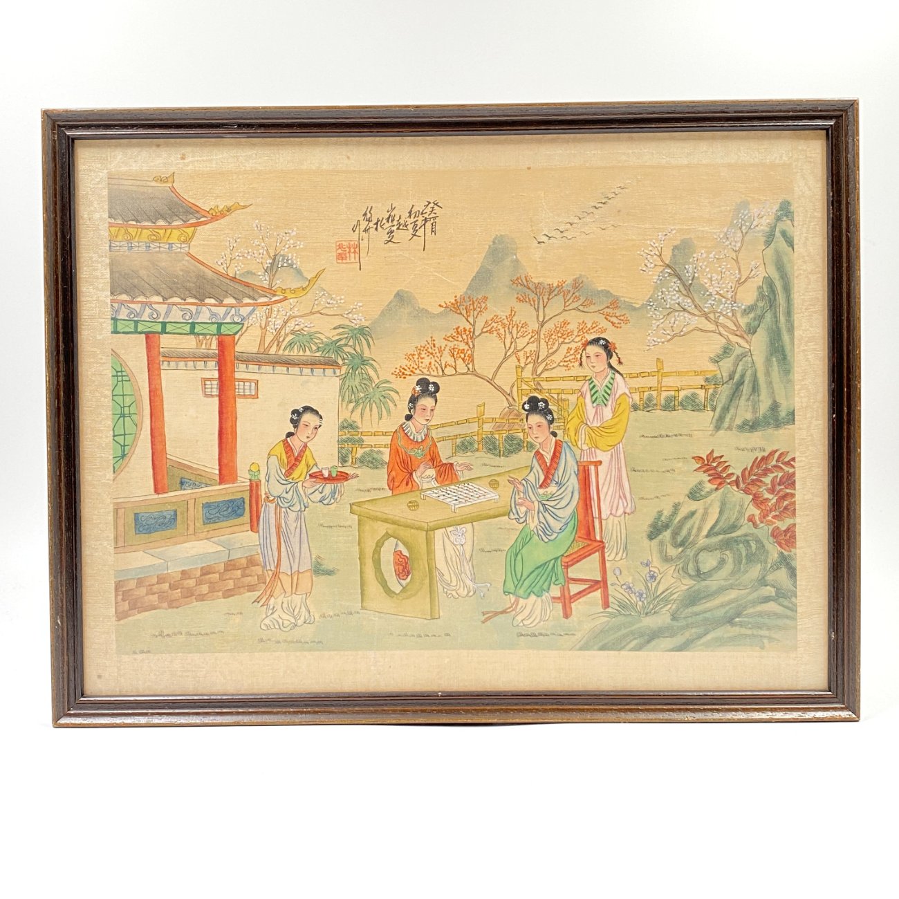 DK0375-kitos-tematikos-paveikslai-0 Rytietiškas paveikslas ant tekstilės 1,5×42,5×32 cm