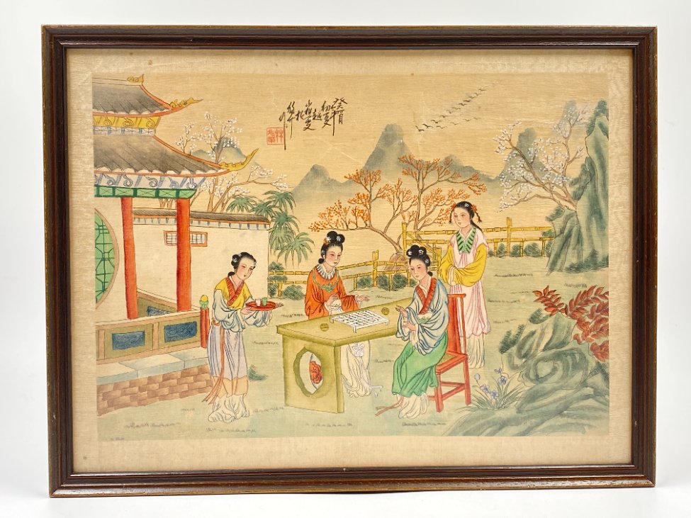 DK0375-kitos-tematikos-paveikslai-2 Rytietiškas paveikslas ant tekstilės 1,5×42,5×32 cm