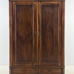 Ąžuolinė dviejų durų ir dviejų stalčių rūbų spinta 56x138x219 cm