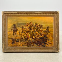 R. Caton Woodville 1902 metų batalinės tematikos printas 6x98,5x71 cm