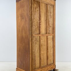 Bydermejerio stiliaus vienų durų spinta su veidrodžiu 59x105x211 cm