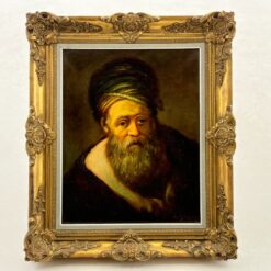 Ant drobės aliejiniais dažais tapytas paveikslas “Vyras” 6x56x66,5 cm