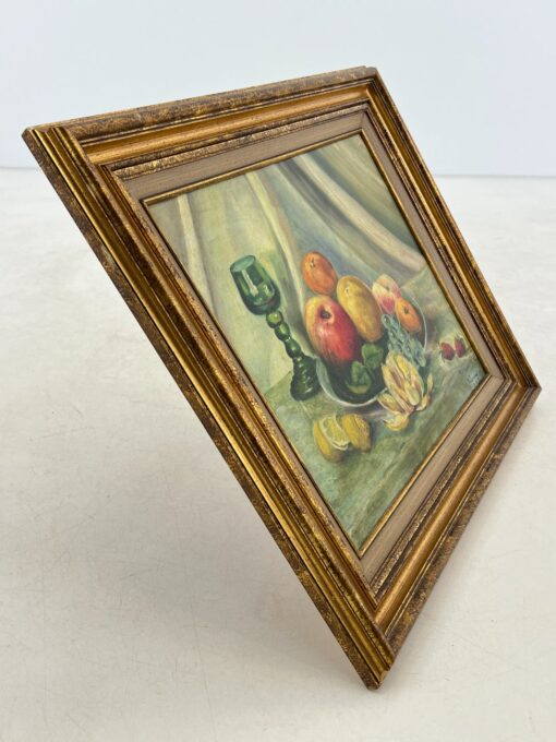 Paveikslas ant drobės – natiurmortas “Vaisiai ir taurė” 7x76x68 cm