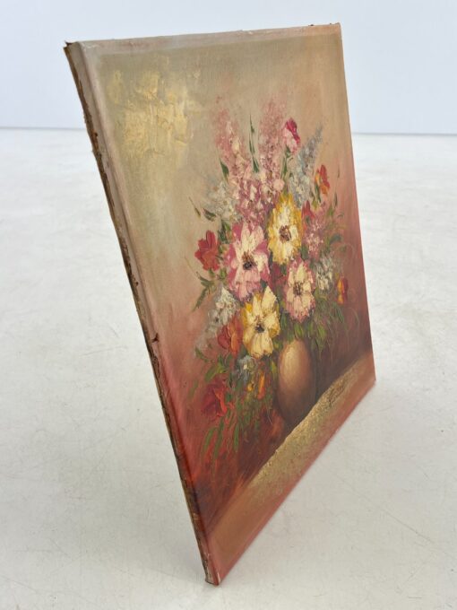 Natiurmortas ant drobės “Gėlių puokštė” 2×50,5×60,5 cm