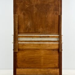 Ąžuolinė komoda su veidrodžiu ir akmeniniu stalviršiumi 52x106x192 cm