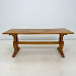 Ąžuolinis valgomojo stalas 83,5x197x77 cm