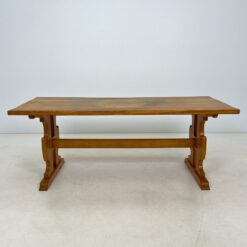 Ąžuolinis valgomojo stalas 83,5x197x77 cm