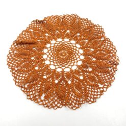 Apvali nerta rankų darbo stalo servetėlė 29,5x29,5x0,1 cm