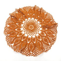 Apvali nerta rankų darbo stalo servetėlė 28,5×28,5×0,1 cm