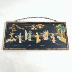 Rytietiškų motyvų paveikslas ant medžio 2,5x96x46 cm