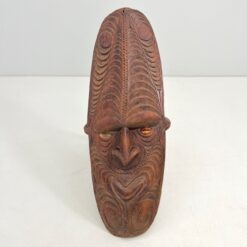 Medinė Naujosios Gvinėjos kaukė 10x32x82 cm
