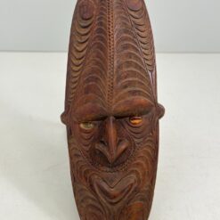 Medinė Naujosios Gvinėjos kaukė 10x32x82 cm