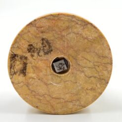 Metalinė vyro su špaga statula ant marmuro pagrindo “LSF” 10,5×10,5×23,5 cm