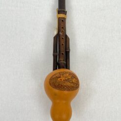 Kiniška bambukinė fleita odiniame dėkle 13x52x13 cm