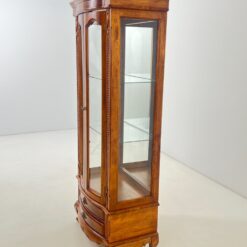 Mango medienos vitrina su dvejais stalčiais 45x78x181,5 cm