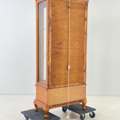 Mango medienos vitrina su dvejais stalčiais 45x78x181,5 cm