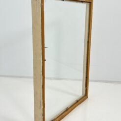 Medinis baltos spalvos rėmas su stiklu 3x44x34,5 cm; 39×29,5 cm