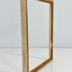 Medinis baltos spalvos rėmas 3x44x34,5 cm; 39×29,5 cm